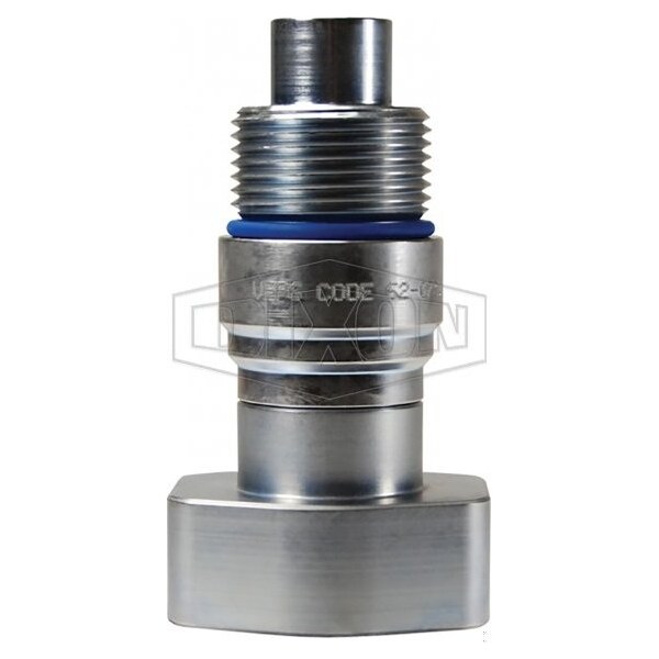 Quick Disconnect Hydraulic Flange Pad Plug, 3/4 in Nominal, Steel